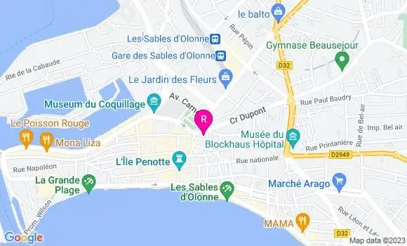 Localisation Restaurant  Pizza West