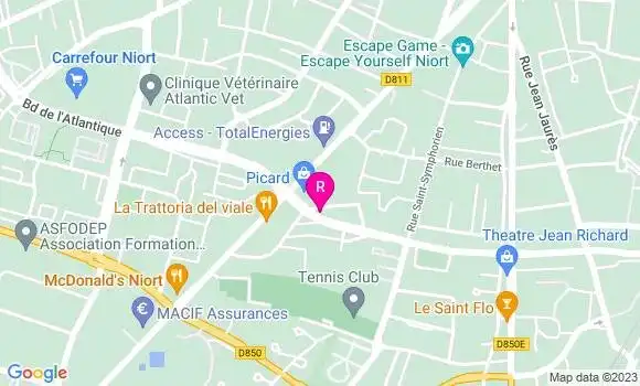 Localisation Restaurant  Green Avenue