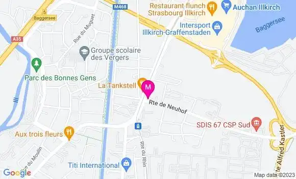 Localisation Restaurant  Les Hirondelles