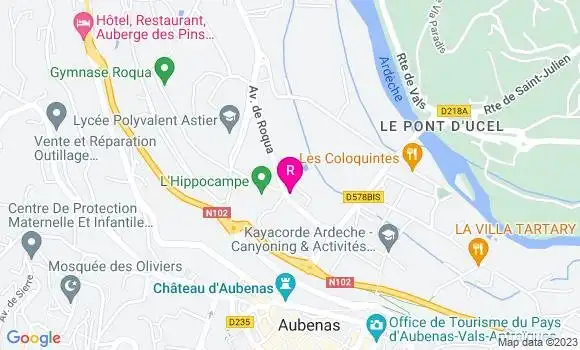 Localisation Restaurant  La Detente