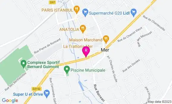 Localisation Restaurant  La Trattoria