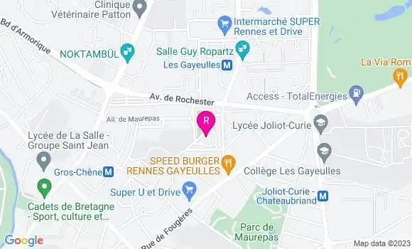 Localisation Restaurant  Saadat Food