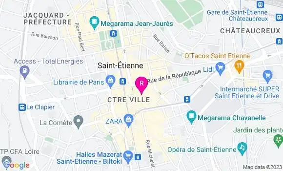 Localisation Fast Food Subway