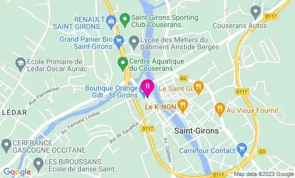 Localisation Restaurant  La Cuisine de Julien