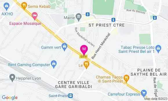 Localisation Restaurant Italien Le Petit Palace