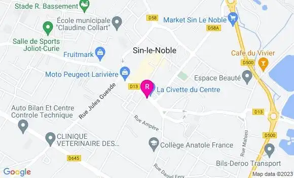 Localisation Restaurant  Cesar Pizzas