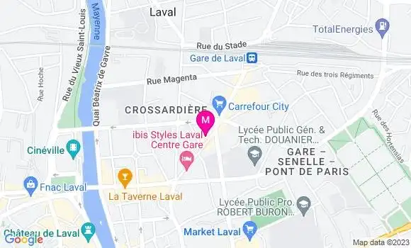 Localisation Pizzeria La Boite a Pizza