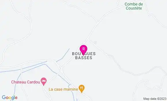 Localisation Restaurant  La Case Mamine