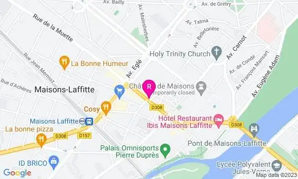 Localisation Pizzeria Top Pizza
