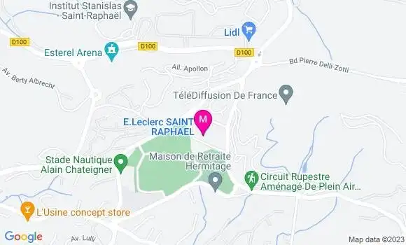 Localisation Fast Food Mc Donald