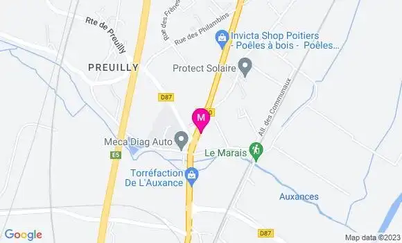 Localisation Pizzeria La Véronica