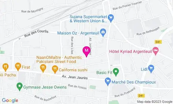 Localisation Restaurant  Le Marjolaine