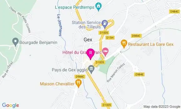 Localisation Pizzeria Tof