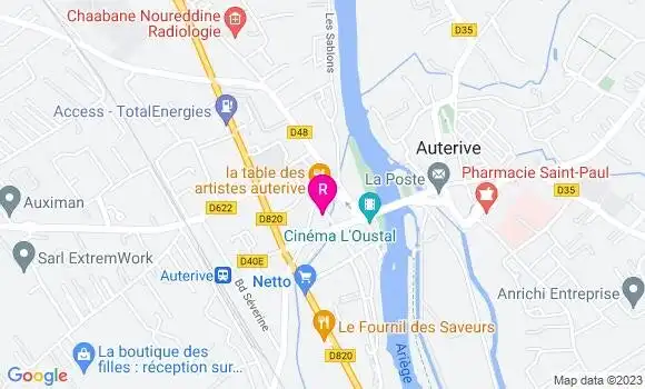 Localisation Crêperie Le Jardin