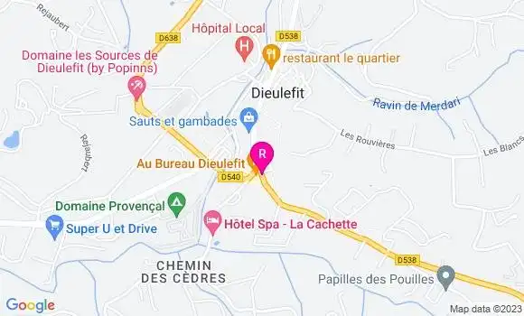 Localisation Restaurant  Les Saveurs du Maghreb