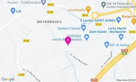 Localisation Restaurant  La Cantina