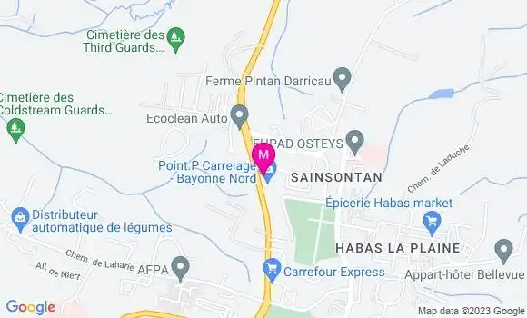 Localisation Restaurant  Pépé Joe