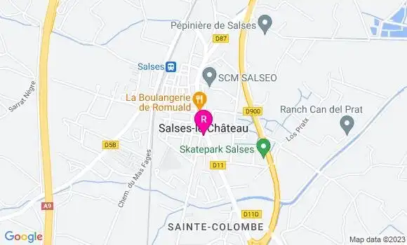 Localisation Restaurant  Salses Pizza