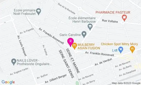 Localisation Restaurant  Allo Pizza Rapide