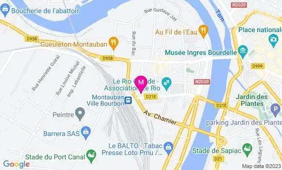 Localisation Restaurant  Le Pasha