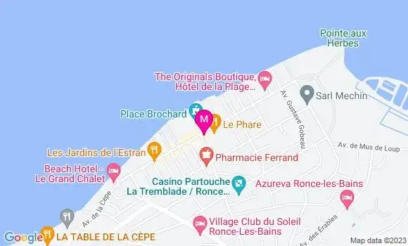 Localisation Restaurant Bar Le Presqu