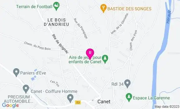 Localisation Restaurant Italien Blayes Renaud