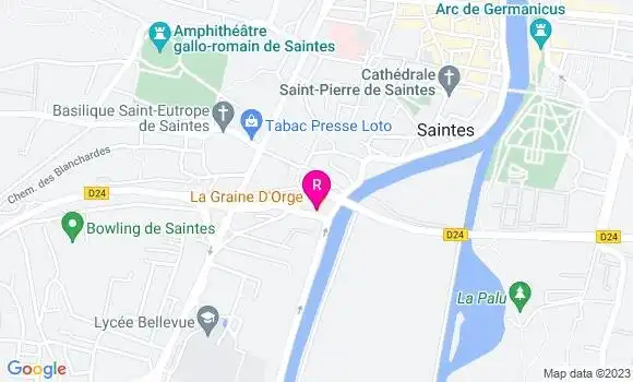 Localisation Restaurant  Cass