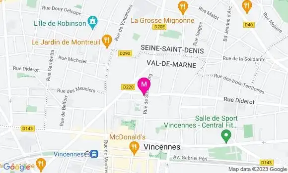 Localisation Restaurant Italien Renine