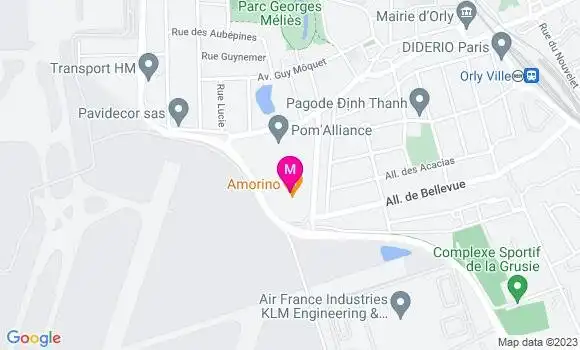Localisation Restaurant  Amorino
