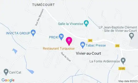 Localisation Restaurant  Turquoise