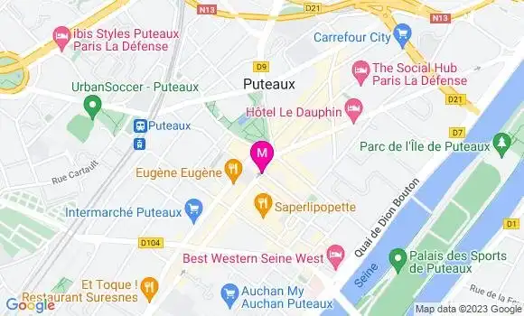 Localisation Restaurant Asiatique Lotus Bleu