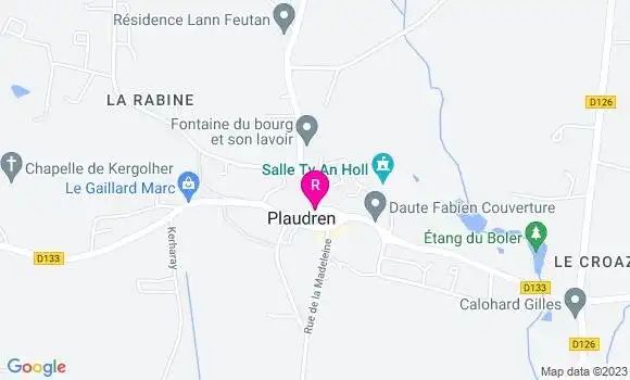 Localisation Restaurant  Au Bon Pain