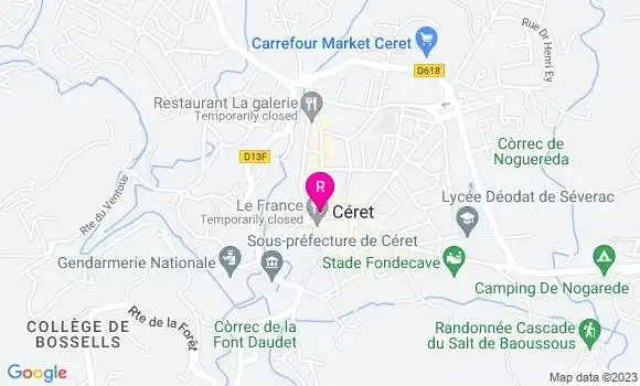 Localisation Restaurant  La Bruixa