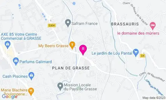 Localisation Restaurant  Bip Pizza