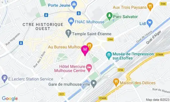 Localisation Restaurant  Le Mondial