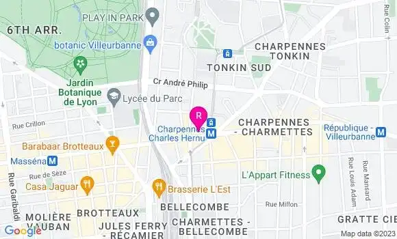 Localisation Fast Food Subway