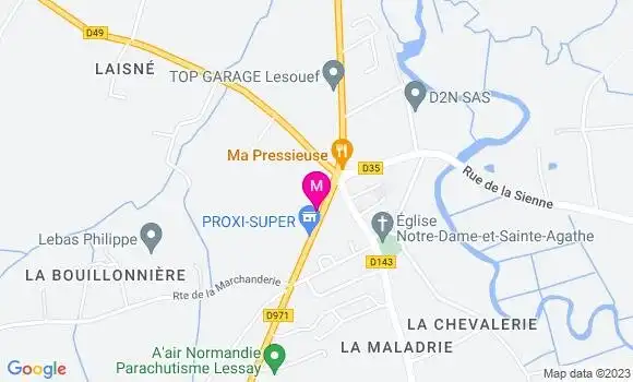 Localisation Restaurant  Pizza Reydo Cotentin