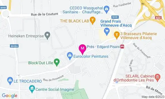 Localisation Restaurant  O