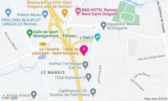 Localisation Restaurant  Le Panier Vert