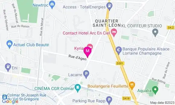Localisation Restaurant  L