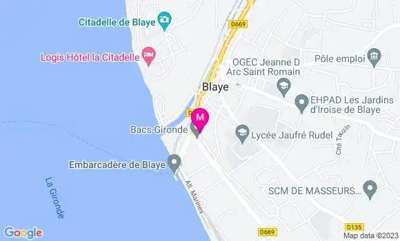 Localisation Pizzeria Le Garage