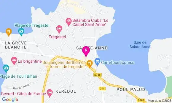 Localisation Restaurant  Bar Ar Gall