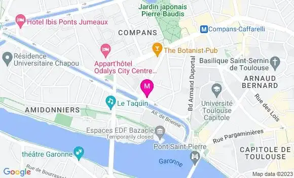 Localisation Restaurant  La Tour de Pizz