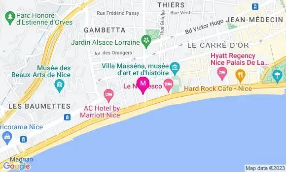 Localisation Restaurant Bar Nouba