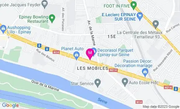 Localisation Restaurant Grec Le Petit Délice