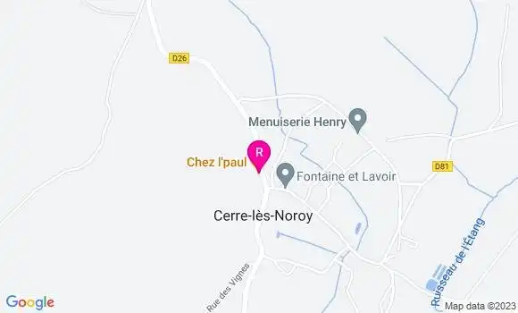 Localisation Restaurant  Chez l
