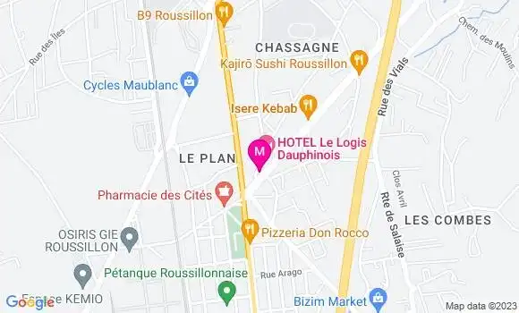 Localisation Restaurant  La Pause Gourmande