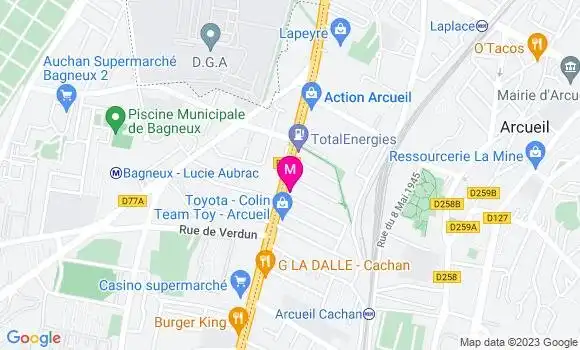 Localisation Pizzeria Domino