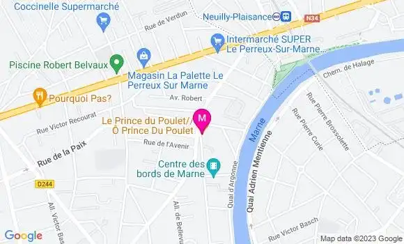 Localisation Restaurant Portugais Le Prince du Poulet