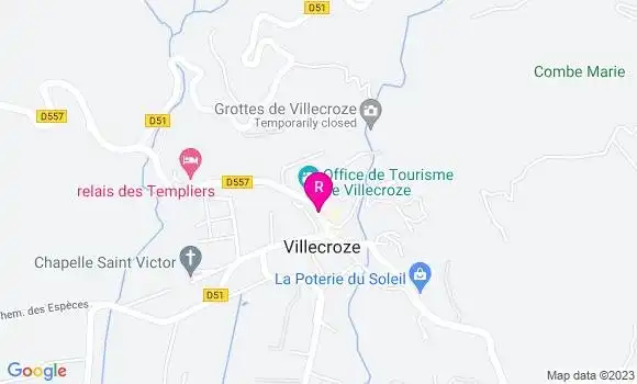 Localisation Restaurant  La Cascade